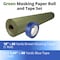 Idl Packaging 18 x 60 yd Green Masking Paper and 1 1/2 x 60 yd Painters Tape Set of 1 Each for Covering GRH-18, 4463-112 - alternate 6